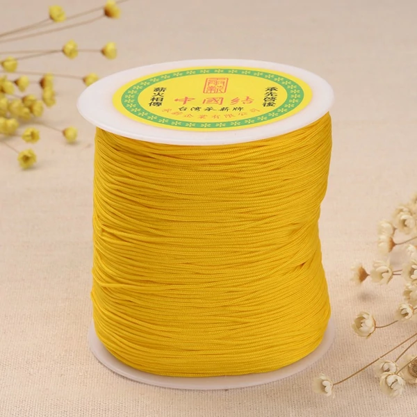 Sárga színű microcord zsinór (1mm)
