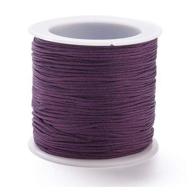 Sötét Lila színű microcord zsinór (1mm) /5méter