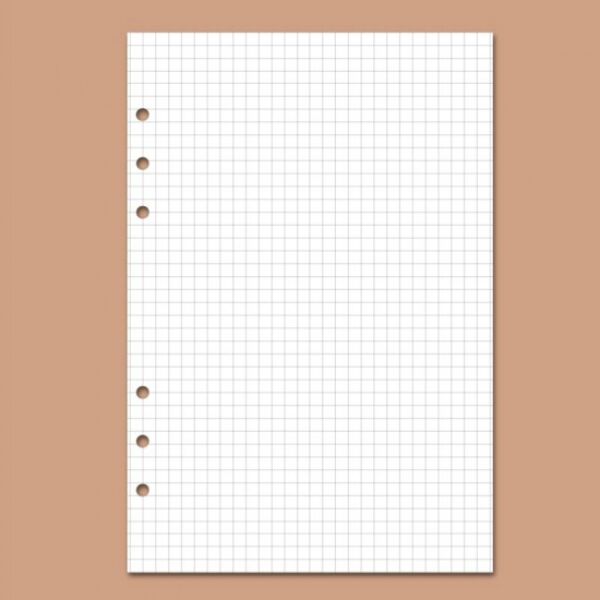 Noteszhez kockás lefűzhető papír (17,1x9,4cm)