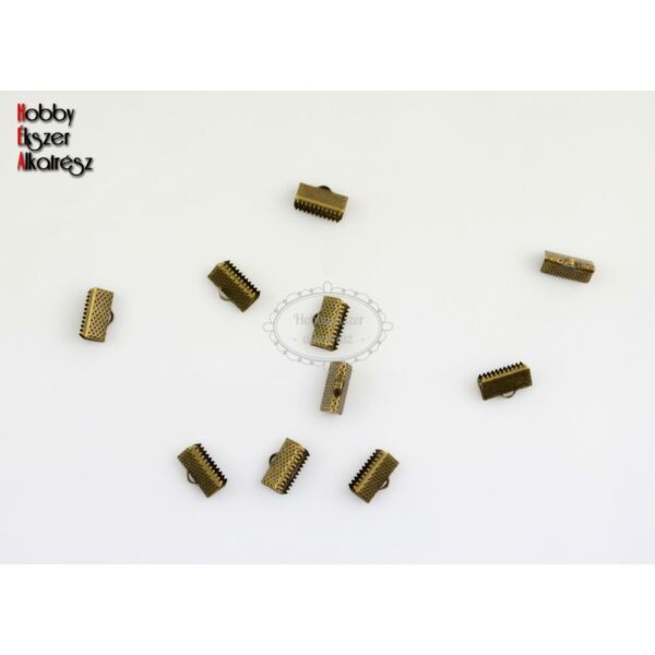 10db antikolt bronz szalagvégzáró (10mm)