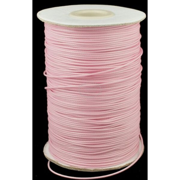 Halvány rózsaszín viaszolt szál (1mm)