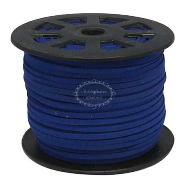 Kék hasított bőrszál (3mm) /90 méter