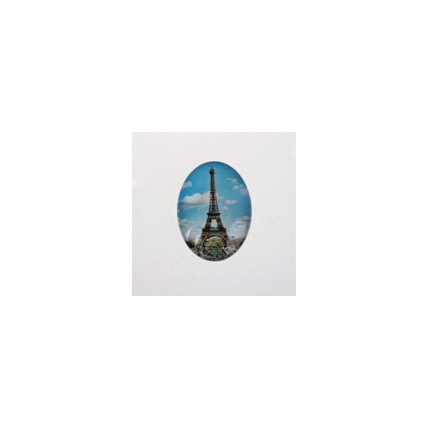 Eiffel torony mintás üveglencse (18x25mm)