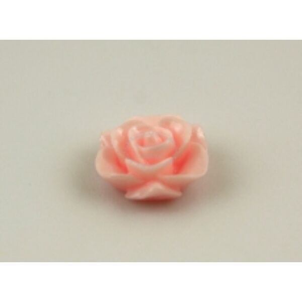 Rózsaszín műgyanta virág (20mm)