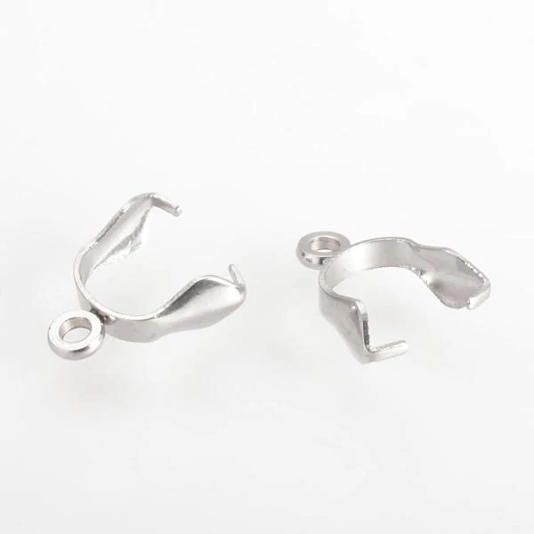 2db Nemesacél medáltartó (12x10x4mm)