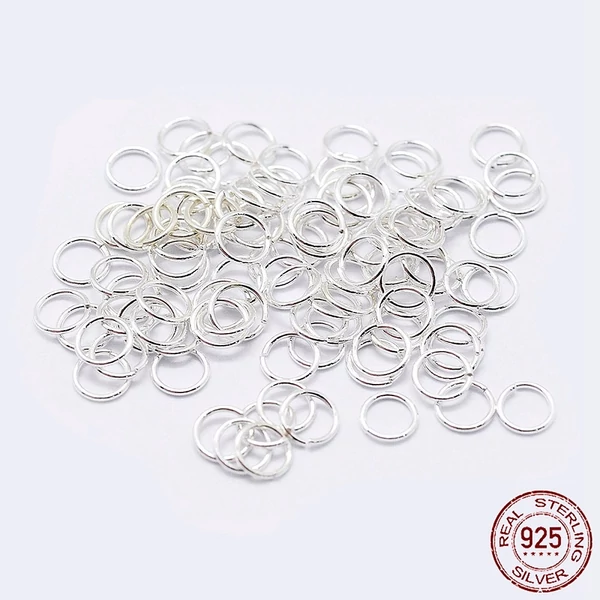 925 sterling ezüst szerelőkarika (5x0.8mm)/10db