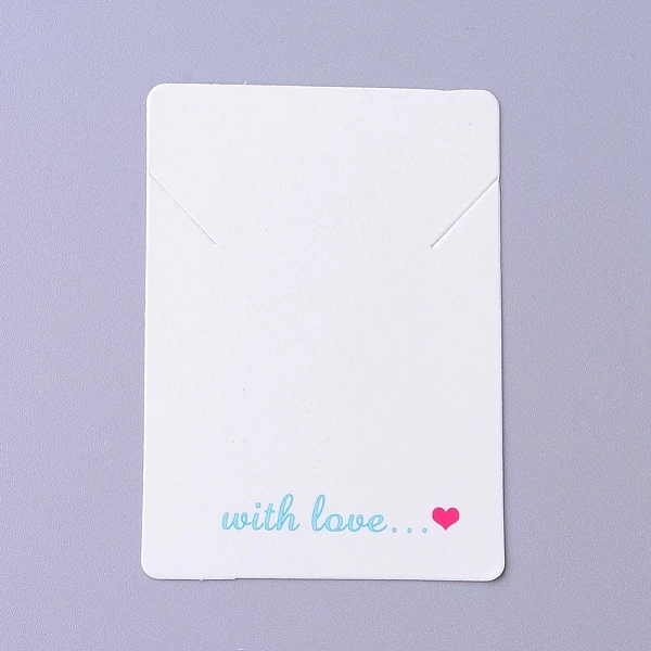 10db Fehér nyaklánc tartó papír (7x5m)