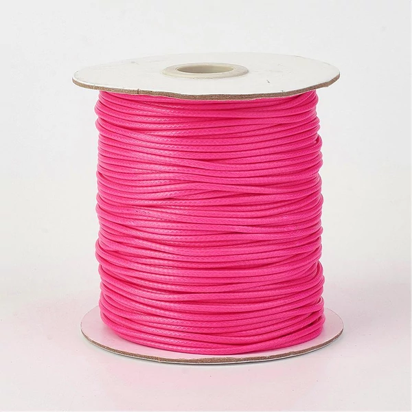 Pink színű viaszolt szál (2mm)