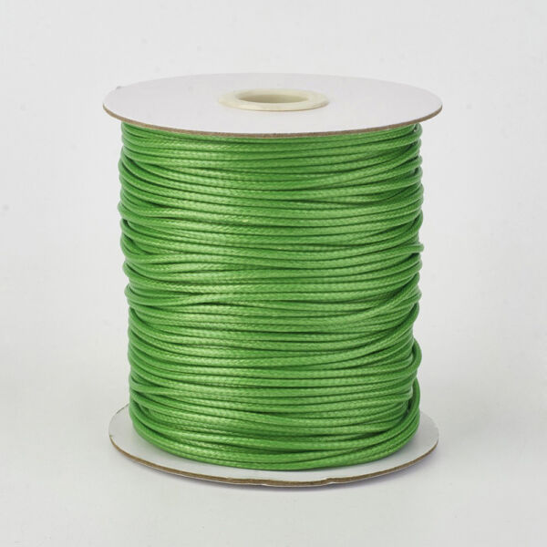Lime zöld színű viaszolt szál (1mm)