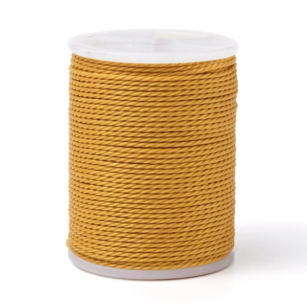 Csavart aranyvessző viaszolt zsinór (1mm) /11m