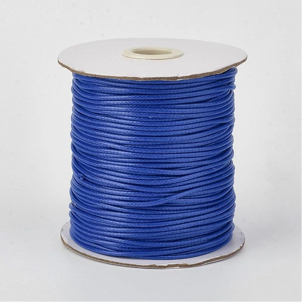 Kék színű viaszolt szál (2mm) /5 méter
