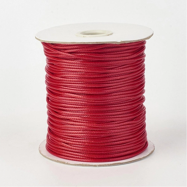 Piros színű viaszolt szál (2mm)