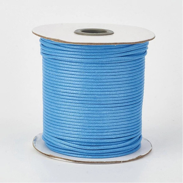 Égkék színű viaszolt szál (2mm)