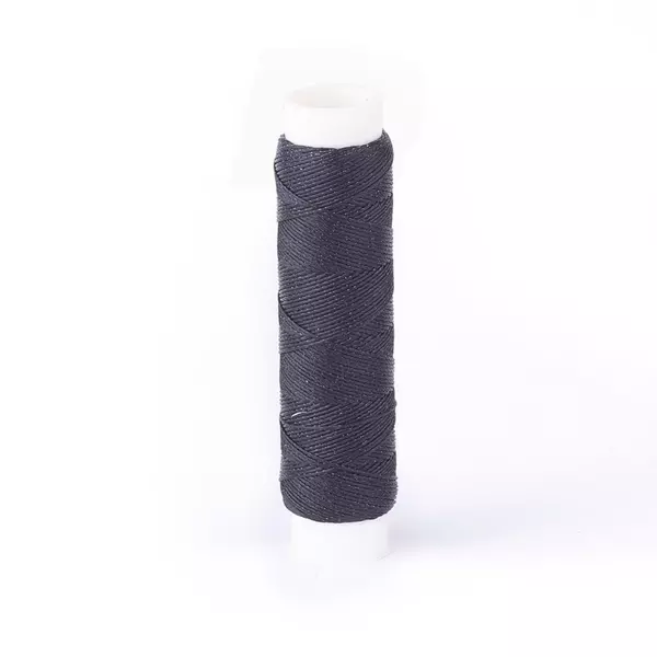 Fekete színű viaszolt zsinór (0,35mm) /40méter