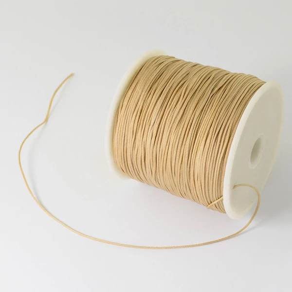 Bézs nejlon zsinór (0,5mm) /10 méter