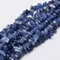 Kianit/Cianit ásvány chips/splitter szálban (5~14x4~10mm)/40cm