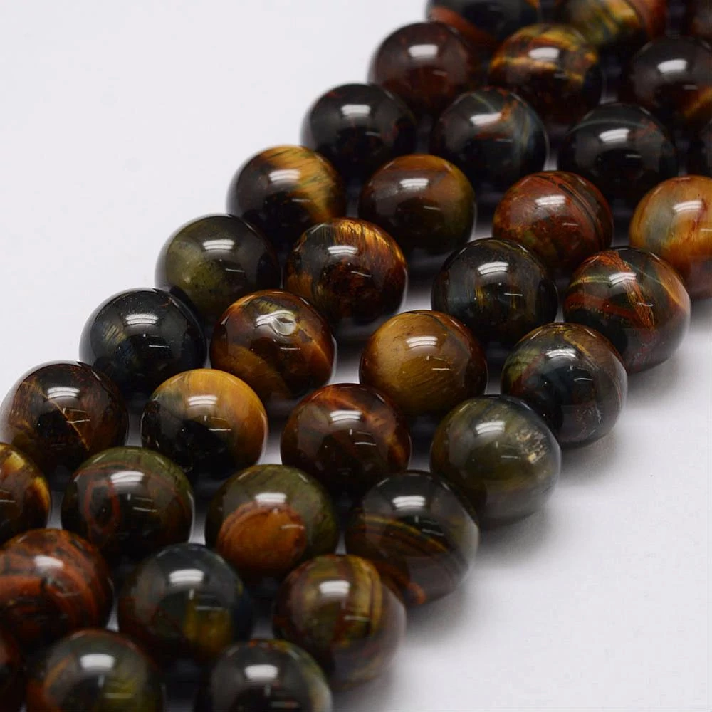 Tigrisszem ásványgyöngy (6mm)/10db