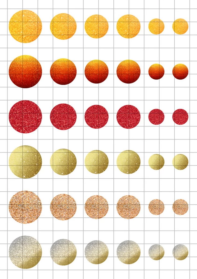Glitter-2 Üveglencsés ékszerpapír több méret A5