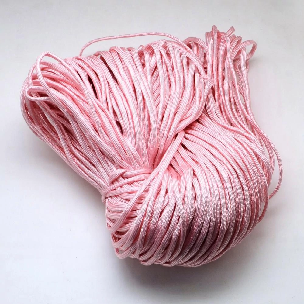 Halvány rózsaszín paracord zsinór (4mm) /100 méter