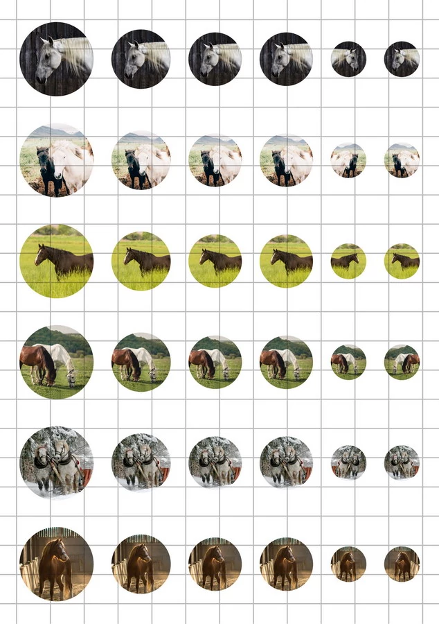Lovak-3 Üveglencsés ékszerpapír több méret A5