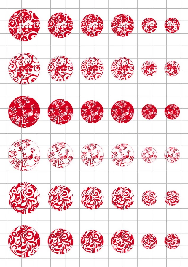 Pirosfestős-1 Üveglencsés ékszerpapír több méret A5
