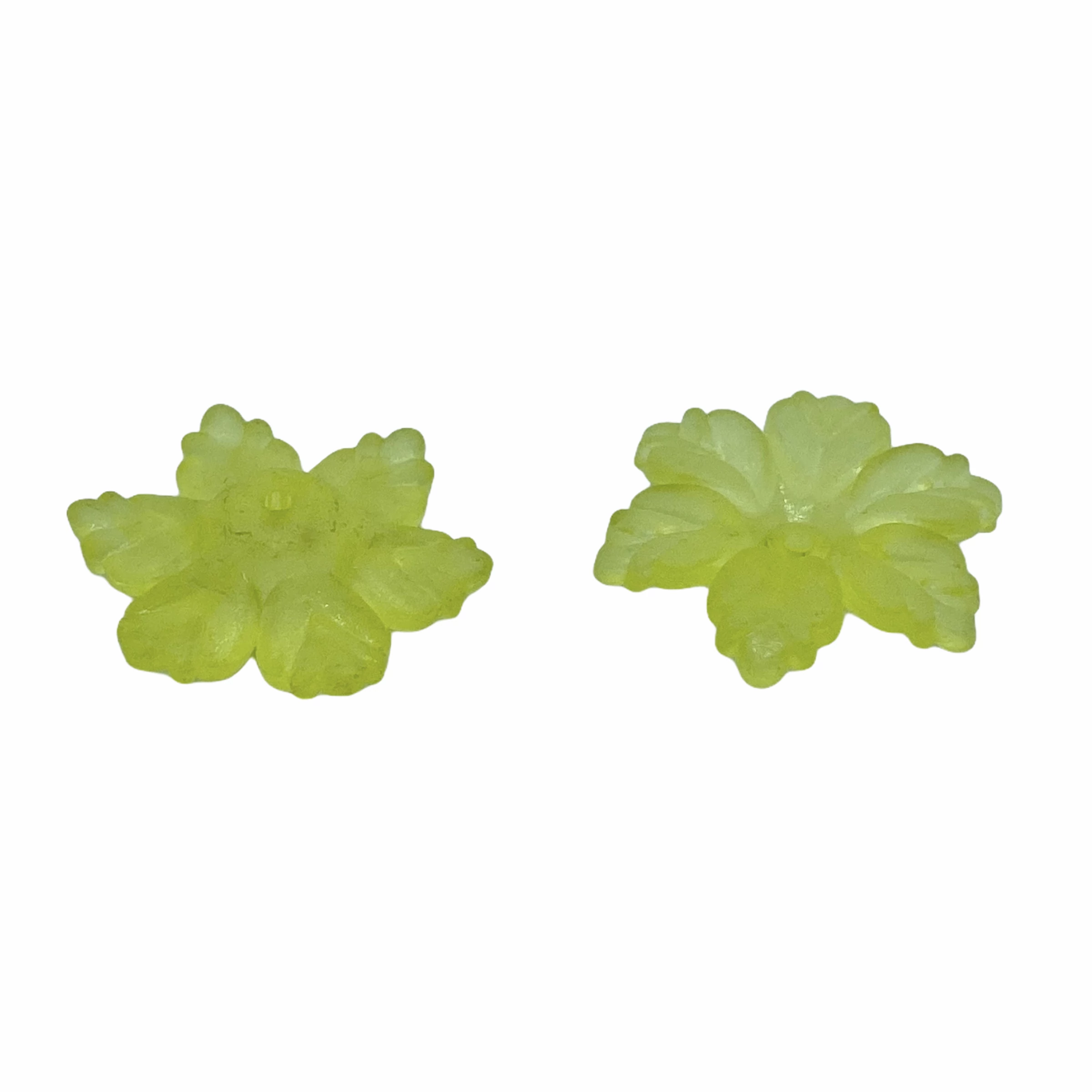 5db Sárga színű virág (21x19x5mm)