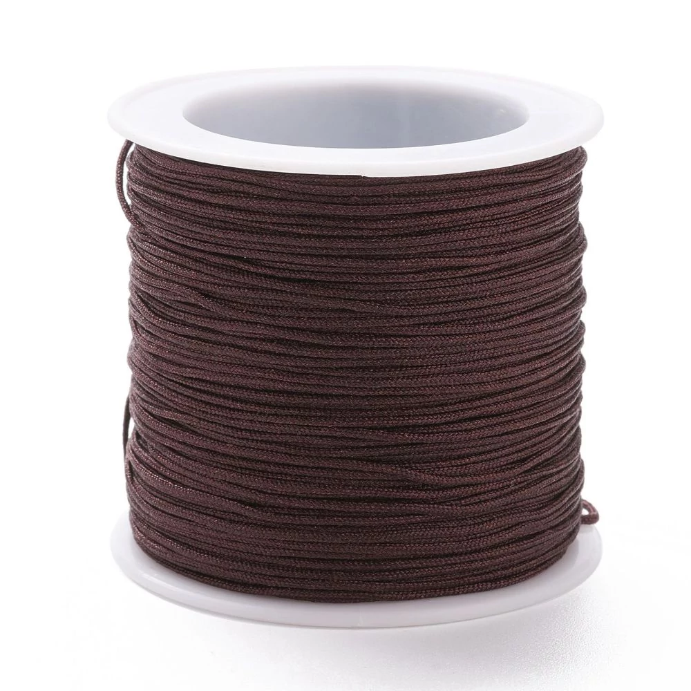 Barna színű microcord zsinór (1mm) /90 méter