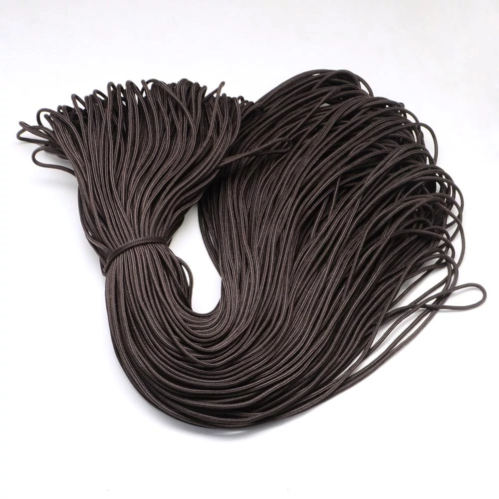 Sötét barna paracord zsinór (2mm) /100 méter