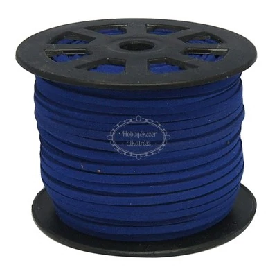Kék hasított bőrszál (3mm) /90 méter
