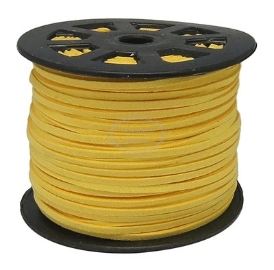 Sárga hasított bőrszál (3mm) /90 méter